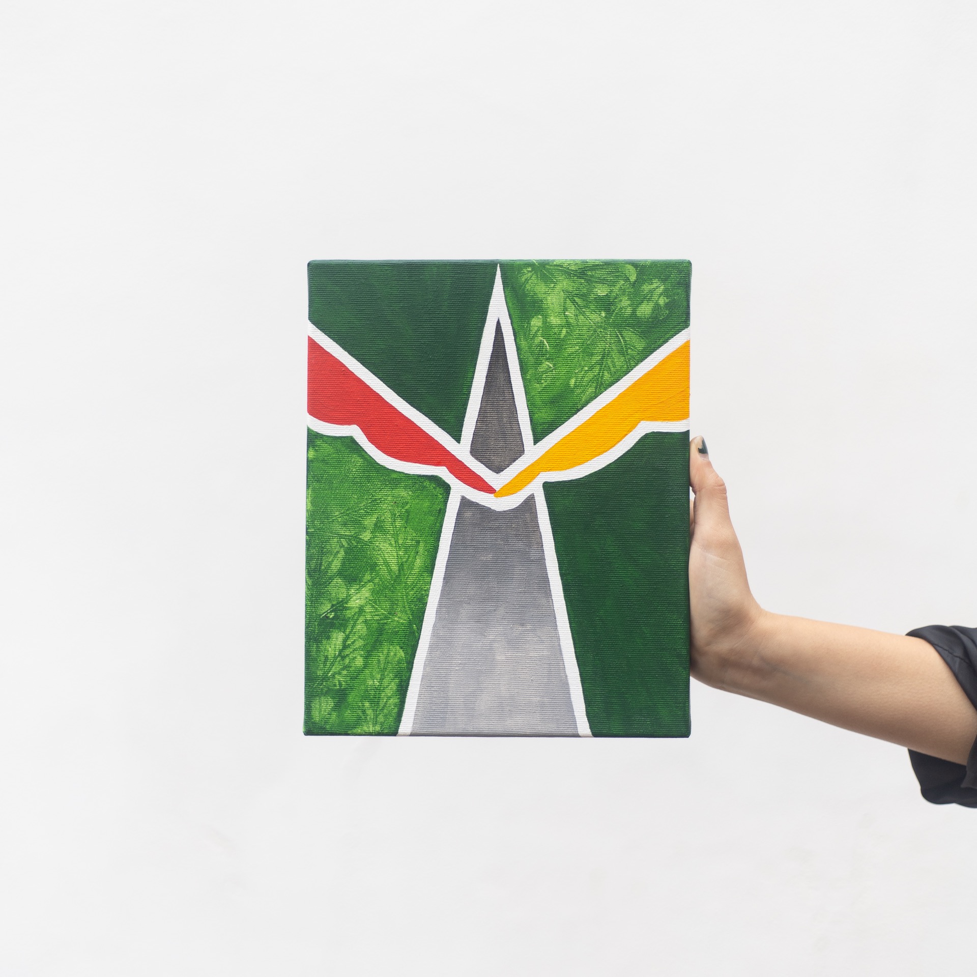 Spolu, akryl na plátně, 30x40 cm