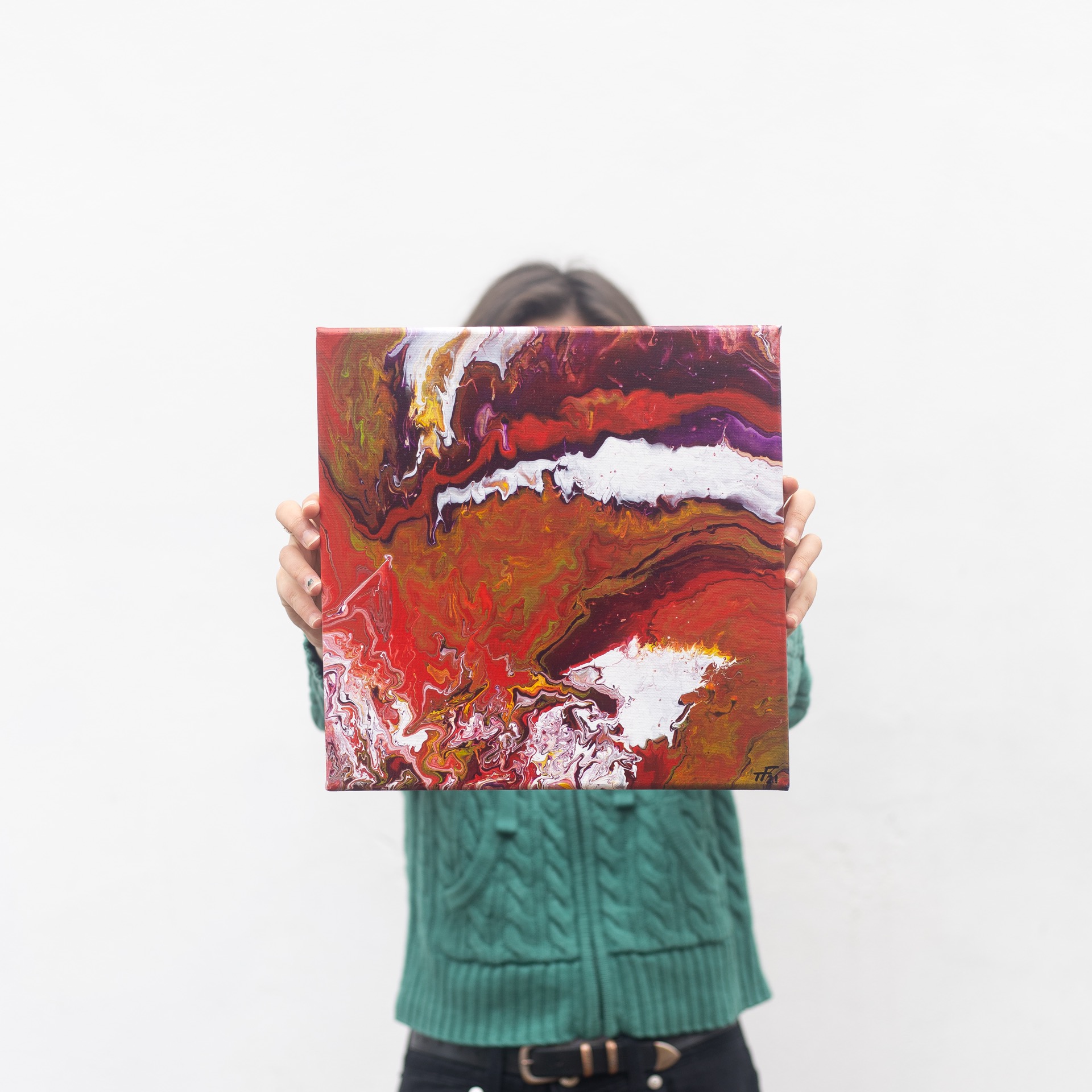 Madness, akryl na plátně, 40x40 cm